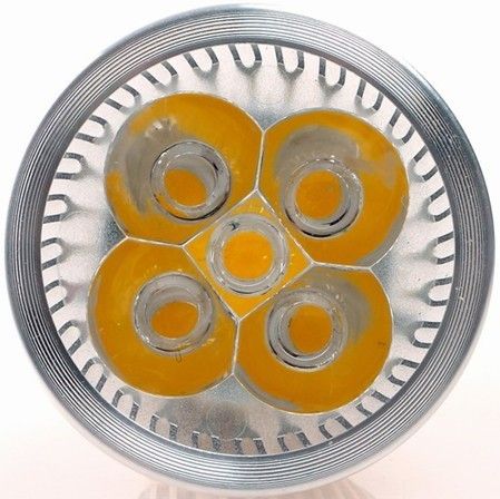 MR16 led 5W LED spot light, 12 V DC Branco Quente 3000K para armário de iluminação