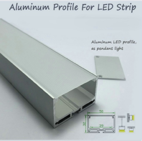 R2U-046 Alu Led Profile Wide U Shape Aluminium Extrusion Flexible Led Strip Lights Heatsink Channel