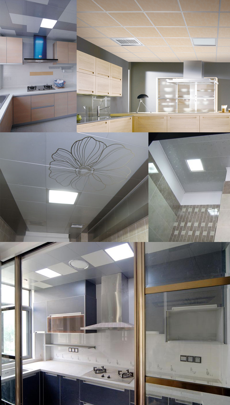 Green 6 Watt Ceiling Led Flat Panel Light Square 4 ' , Flat Panel Led Lighting