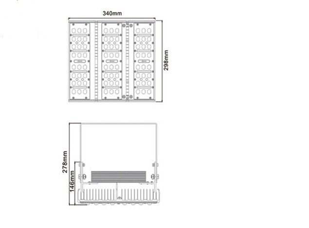 Gyms Garages 150W Waterproof Led High Bay Lights Super Bright With CE RoHS