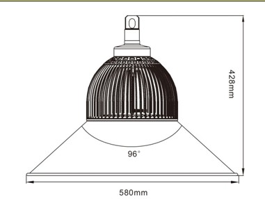 150 Watt LED High Bay Lights High Power / Workhouse E40 Socket Or Hook
